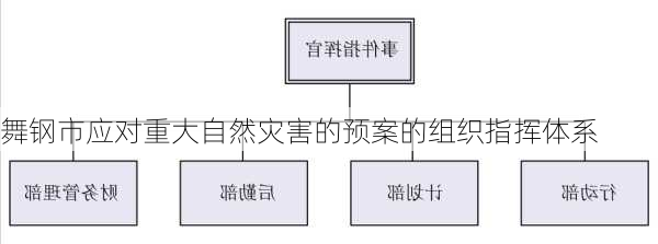 舞钢市应对重大自然灾害的预案的组织指挥体系