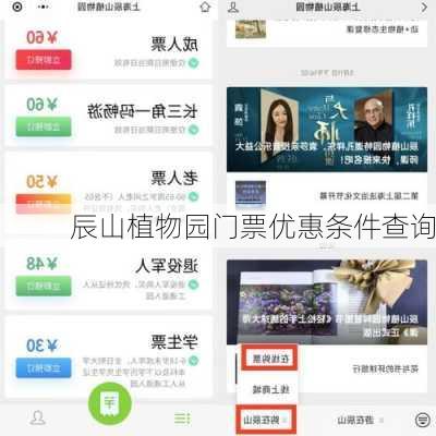 辰山植物园门票优惠条件查询