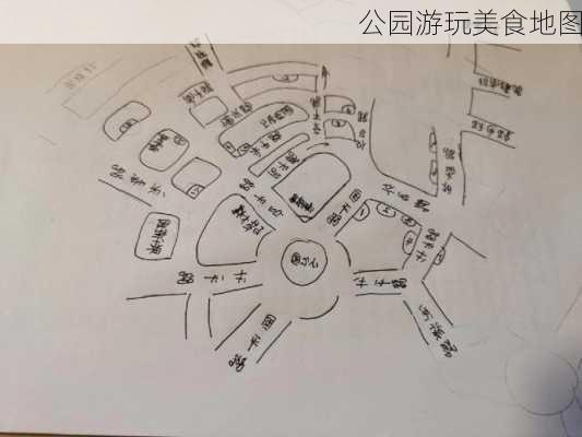 公园游玩美食地图