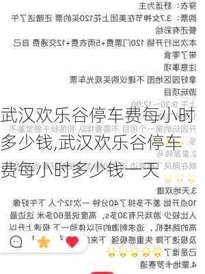 武汉欢乐谷停车费每小时多少钱,武汉欢乐谷停车费每小时多少钱一天