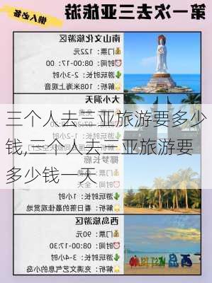 三个人去三亚旅游要多少钱,三个人去三亚旅游要多少钱一天