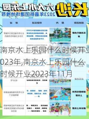 南京水上乐园什么时候开业2023年,南京水上乐园什么时候开业2023年11月