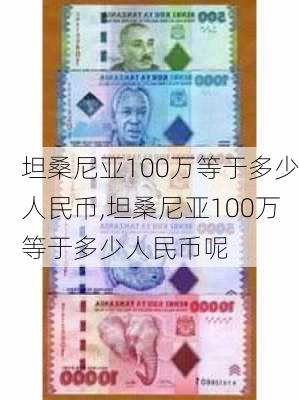 坦桑尼亚100万等于多少人民币,坦桑尼亚100万等于多少人民币呢