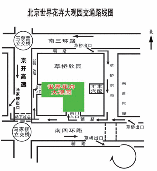 北京植物园乘车路线,北京植物园乘车路线图