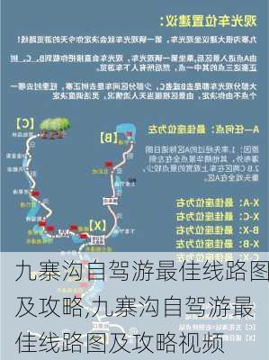 九寨沟自驾游最佳线路图及攻略,九寨沟自驾游最佳线路图及攻略视频