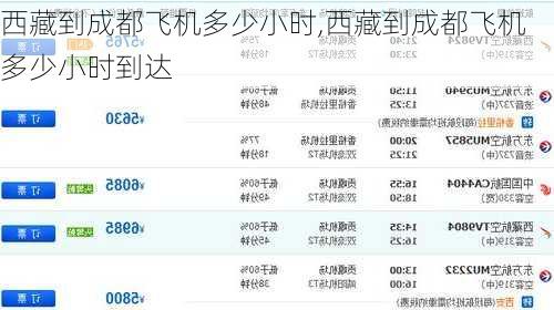 西藏到成都飞机多少小时,西藏到成都飞机多少小时到达