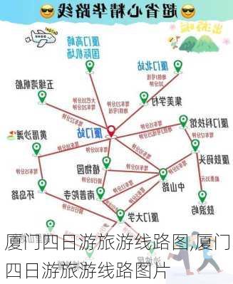 厦门四日游旅游线路图,厦门四日游旅游线路图片