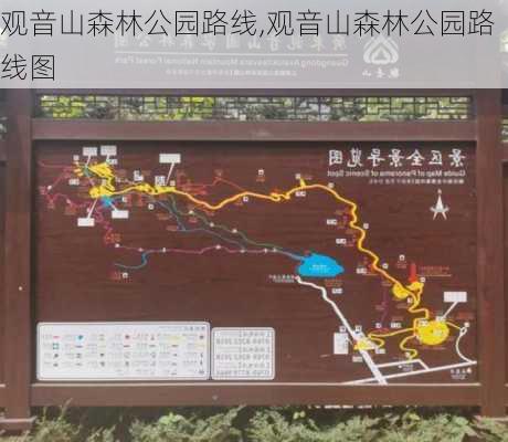 观音山森林公园路线,观音山森林公园路线图