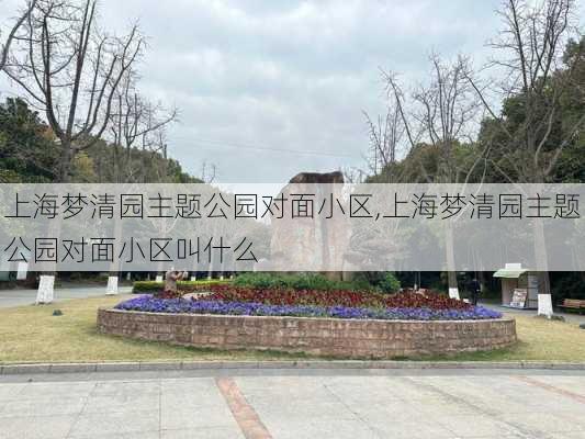 上海梦清园主题公园对面小区,上海梦清园主题公园对面小区叫什么