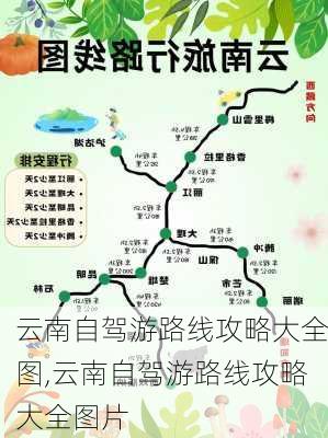 云南自驾游路线攻略大全图,云南自驾游路线攻略大全图片