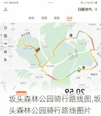 坂头森林公园骑行路线图,坂头森林公园骑行路线图片