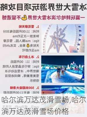 哈尔滨万达茂滑雪场,哈尔滨万达茂滑雪场价格